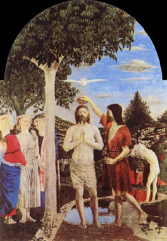 Piero della Francesca Gallery, London baptizes Christs Norge oil painting art